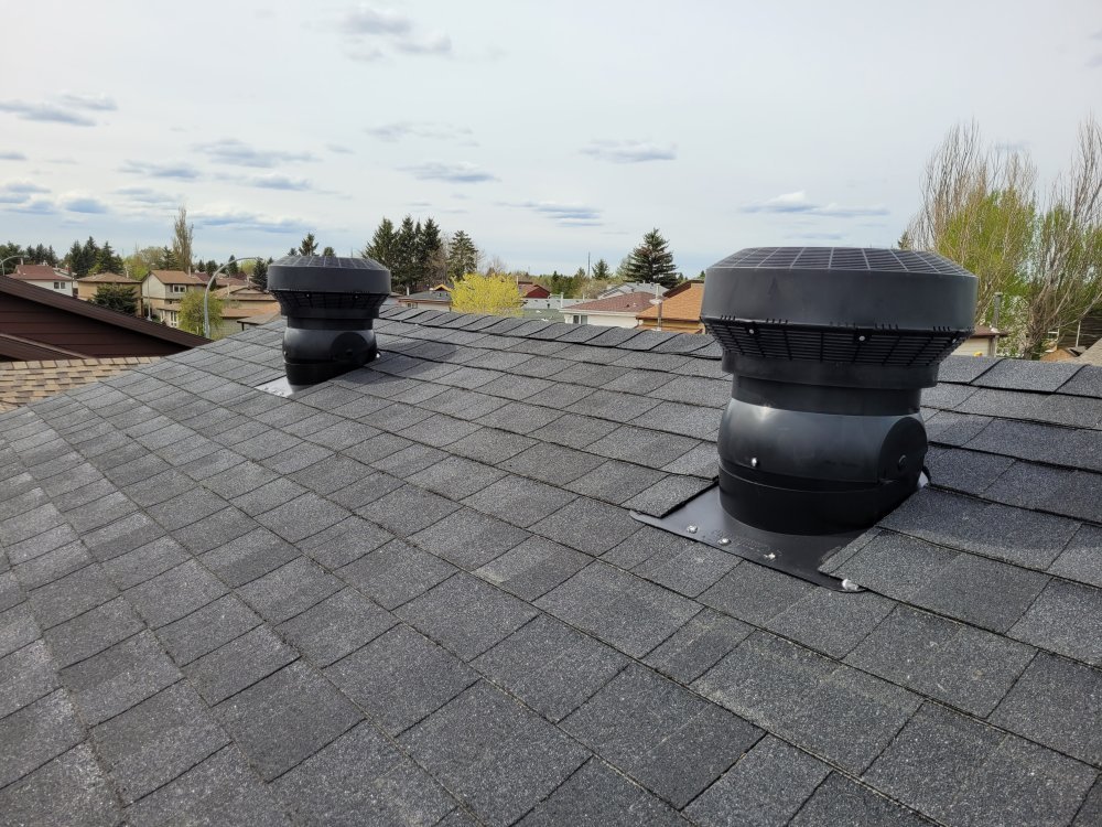 Professional Roof Attic Ventilation Solutions completed in Edmonton Alberta