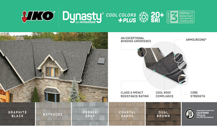 IKO Dynasty asphalt roofing shingles Edmonton