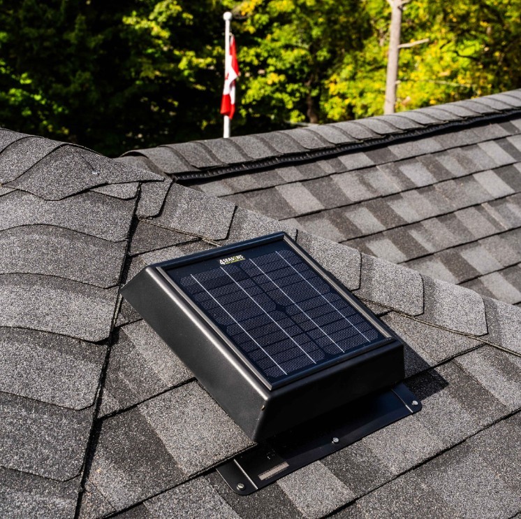 Solar-Powered Roof Ventilation in Edmonton
