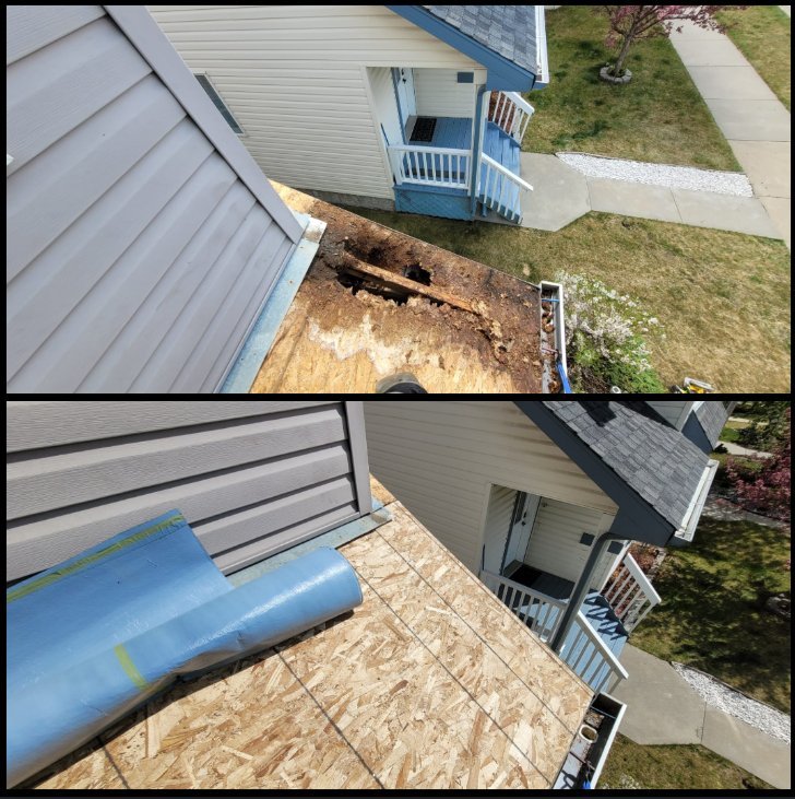 Roof Rotted Plywood Repair Edmonton